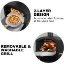 Outdoor Pizzaofen Holz – Steinofen für Garten & Terrasse mit Pizzastein